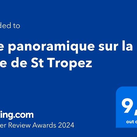 הוילה לס איסאמברה Vue Panoramique Sur La Baie De St Tropez מראה חיצוני תמונה